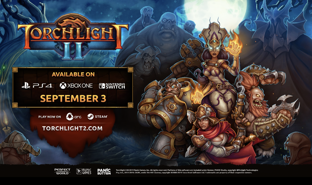 Torchlight II Console Announce